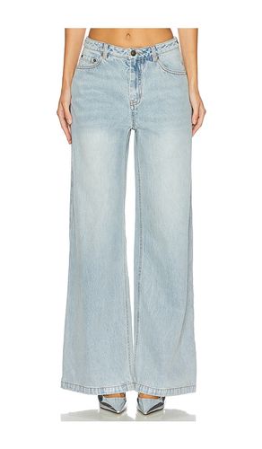 Hollow Out Wide Leg Jeans in Denim-Light. - size L (also in M, S) - MARRKNULL - Modalova