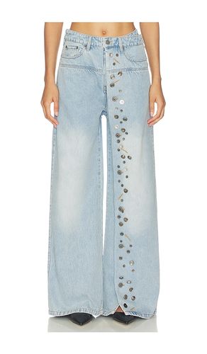 Asymmetrical Metal-Button Jean in . Size L. Also in M, S - MARRKNULL - Modalova