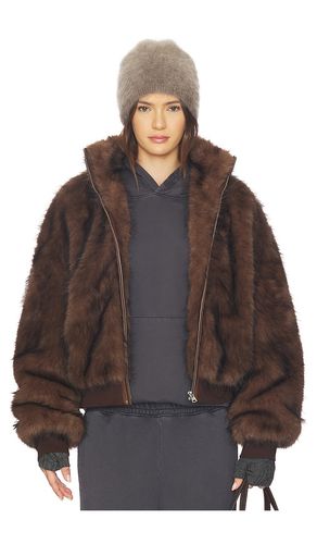 Hooded Fur Coat in . Size M. Also in L, XL - MARRKNULL - Modalova