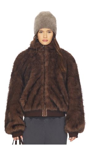 Hooded Fur Coat in . Size M. Also in L, XL - MARRKNULL - Modalova