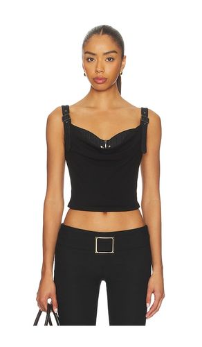 Printed Pleated Corset Top in . Size L. Also in S - MARRKNULL - Modalova