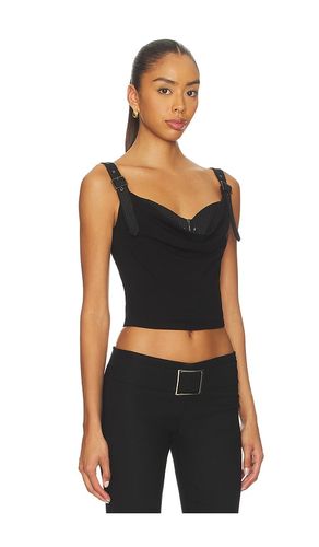 Printed Pleated Corset Top in . Size L. Also in S - MARRKNULL - Modalova