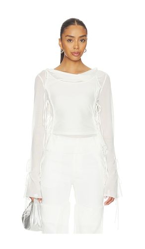 Patchwork Chiffon Top in . Size L. Also in M, S, XS - MARRKNULL - Modalova