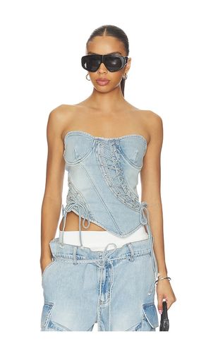 Asymmetrical Lace-Up Corset in . Size XS. Also in S, M, L - MARRKNULL - Modalova