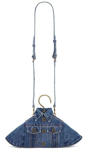 Denim Shirt Hanger Bag in Blue - MARRKNULL - Modalova