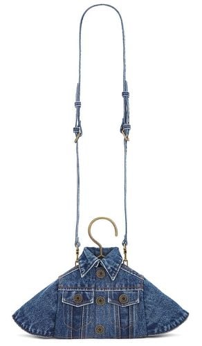 Denim Shirt Hanger Bag in Denim-Dark - MARRKNULL - Modalova