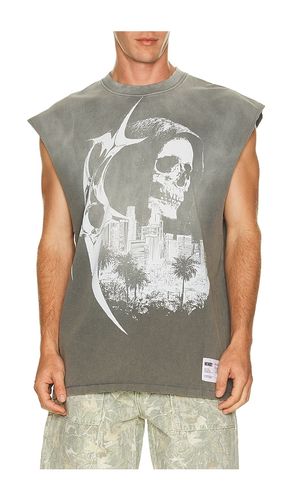 Night Watcher Sleeveless Tee in Grey. - size M (also in S, XL/1X) - Memory Lane - Modalova