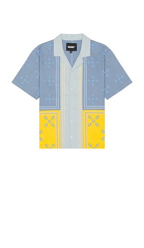 Patch Work Short Sleeve Shirt in Blue. - size M (also in S) - Memory Lane - Modalova
