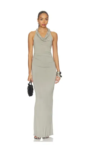 Clemence Dress in Grey. - size L (also in M, S) - MADISON THE LABEL - Modalova