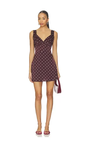 Chrissa Mini Dress in Burgundy. - size S (also in XS) - MADISON THE LABEL - Modalova
