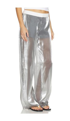 Ines Sheer Pant in . Size L. Also in M, S - MADISON THE LABEL - Modalova