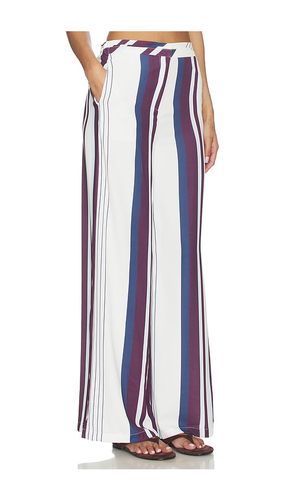 Rowena Pant in White,Wine. - size M (also in S, XS) - MADISON THE LABEL - Modalova