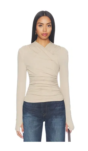 Adalia Top in Beige. - size L (also in M, S, XS) - MADISON THE LABEL - Modalova
