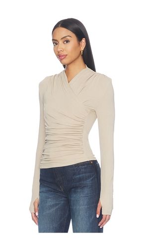 Adalia Top in Beige. - size L (also in M, S, XS) - MADISON THE LABEL - Modalova