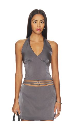 Chelsea Top in Charcoal. - size L (also in M, S, XL/1X, XS) - MADISON THE LABEL - Modalova