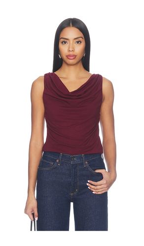 Zaria Top in Wine. - size L (also in M, S, XL, XS) - MADISON THE LABEL - Modalova
