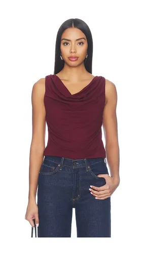 Zaria Top in Wine. - size L (also in M, S, XS) - MADISON THE LABEL - Modalova