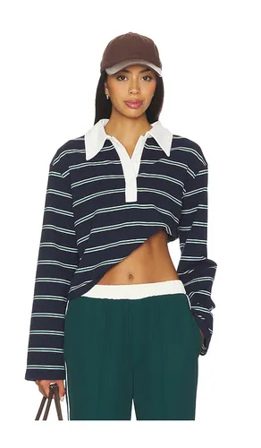 Ryland Rugby Top Green stripe in . Taglia L. Also in M, S, XS - MADISON THE LABEL - Modalova