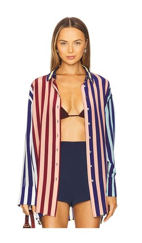 Oversized Shirt in Blue,Pink. - size L (also in S, XL, XS) - Muma World - Modalova