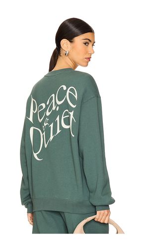 Sudadera warped en color verde salvia talla L en - Sage. Talla L (también en M, S, XL/1X - Museum of Peace and Quiet - Modalova