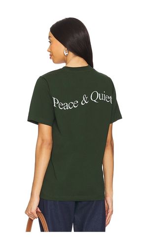 Camiseta wordmark en color verde talla L en - Green. Talla L (también en M, S, XL/1X, XS) - Museum of Peace and Quiet - Modalova