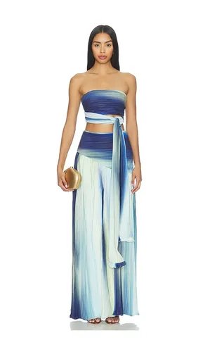 Caliente Crop Top in Blue,Green. - size M (also in XL) - Mayle Vasquez - Modalova