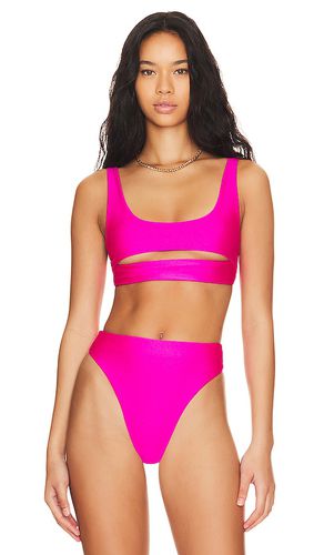 Lucky Bikini Top in Fuchsia. - size L (also in M, S, XS) - Marcia B Maxwell - Modalova