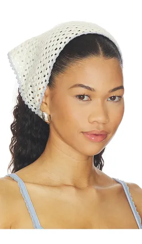 Fleur Hand Crocheted Bandana Scarf in - My Beachy Side - Modalova