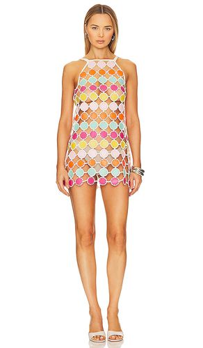 Crochet Mini Dress in Pink. - size M (also in S) - My Beachy Side - Modalova