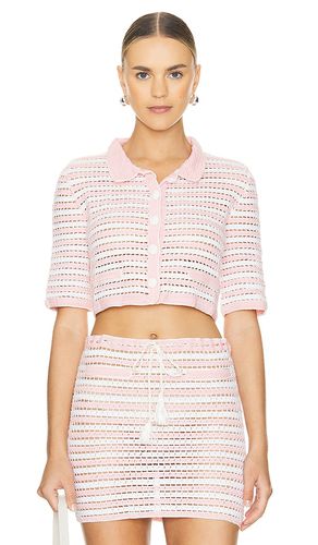 X REVOLVE Crochet Cropped Cardigan in . - size L (also in M, S) - My Beachy Side - Modalova