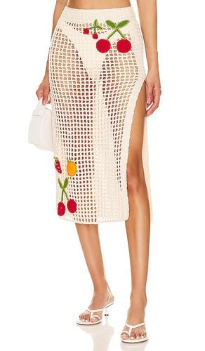 X Revolve Crochet Midi Skirt in Cream. - size S (also in XS) - My Beachy Side - Modalova