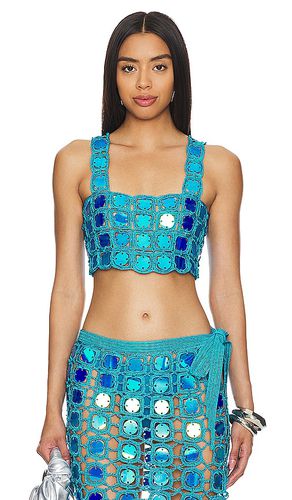 Sequin Crop Top in Blue. - size L (also in M) - My Beachy Side - Modalova