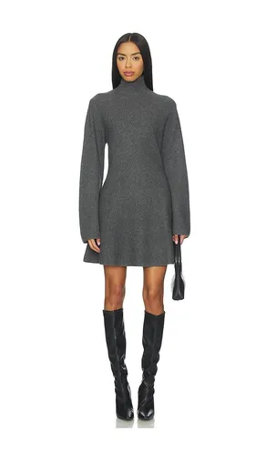 Cashmino Mini Turtleneck Dress in Grey. - size L (also in M, S, XS) - NAADAM - Modalova