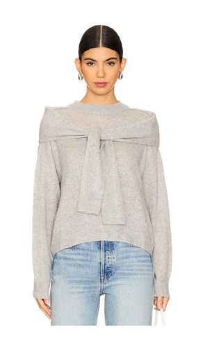 Featherweight Cashmere Layered Crewneck Sweater in Grey. - size M (also in S) - NAADAM - Modalova