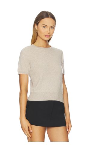 Cashmere Short Sleeve Cropped Pullover in . Taglia L. Also in M - NAADAM - Modalova