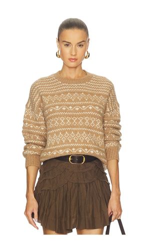 Luxe Lofty Alpaca Fair Isle Crewneck in . Size S. Also in L - NAADAM - Modalova