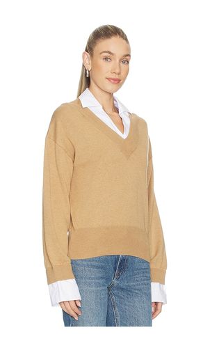 Cotton Cashmere Mixed Media V-neck in . Size L. Also in S - NAADAM - Modalova
