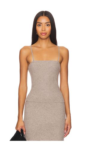 Wool Cashmere Ribbed Convertible Cami in Beige. - size L (also in M) - NAADAM - Modalova