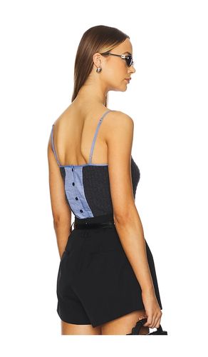 Mixed Media Cable Cami in Black. - size L (also in M, S, XS) - NAADAM - Modalova