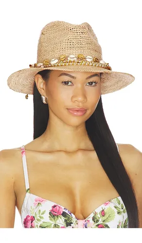 Maya Fedora Hat in - Nikki Beach - Modalova