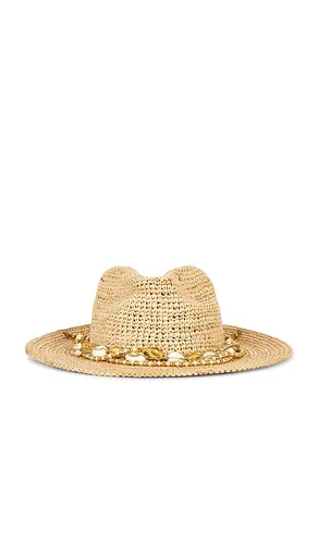 Maya Fedora Hat in - Nikki Beach - Modalova