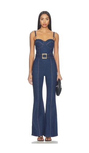 Harley Denim Jumpsuit in . - size 4/S (also in 6/SM, 8/M) - Nadine Merabi - Modalova
