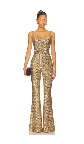 Lucinda Jumpsuit in Metallic . - size 6/SM (also in 8/M) - Nadine Merabi - Modalova