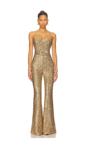 Lucinda Jumpsuit in Metallic . - size 6/SM (also in 8/M) - Nadine Merabi - Modalova