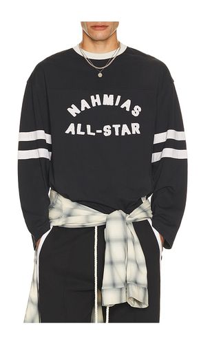 All Star Varsity Long Sleeve in Black. - size L (also in M, S, XL/1X) - Nahmias - Modalova