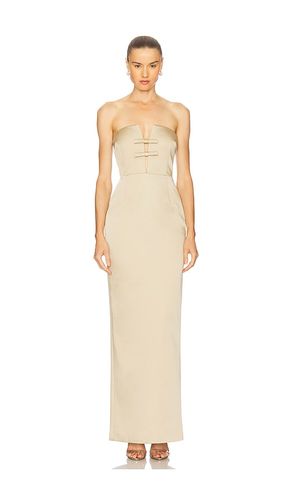 Noa Maxi Dress in Ivory. - size 34/2 (also in 36/4, 38/6, 40/8) - ILKYAZ OZEL - Modalova