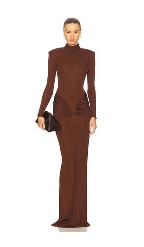Darja Dress in Brown. - size 34/2 (also in 36/4, 38/6, 40/8) - The New Arrivals by Ilkyaz Ozel - Modalova