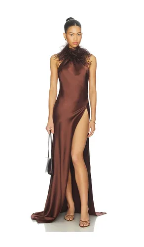 Jazzy Dress in Brown. - size 34/2 (also in 38/6) - ILKYAZ OZEL - Modalova