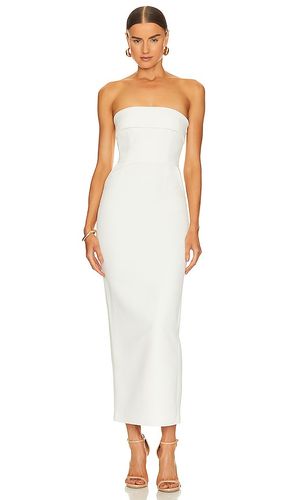 Rhea Midi Dress in White. - size 34/2 (also in 36/4) - ILKYAZ OZEL - Modalova
