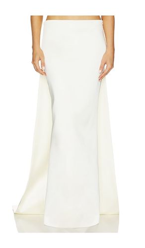 Medea Satin Maxi Skirt in Ivory. - size 34/2 (also in 36/4, 40/8) - ILKYAZ OZEL - Modalova